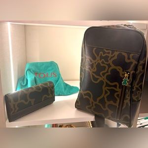 Tous backpack and wallet set